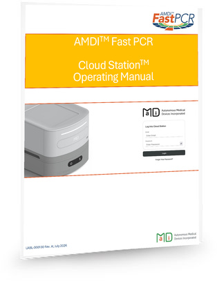 AMDI Fast PCR Cloud Station Operating Manual document